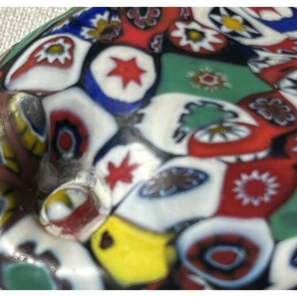 Millefiore Art Glass Angel Fish Pendant - Picture 8 of 8